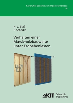 Paperback Verhalten einer Massivholzbauweise unter Erdbebenlasten [German] Book