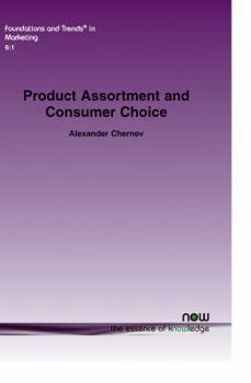 Paperback Product Assortment and Consumer Choice: An Interdisciplinary Review Book