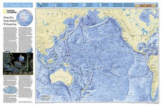 Map National Geographic: Pacific Ocean Floor Wall Map (31.75 x 20.75 inches) (National Geographic Reference Map) Book