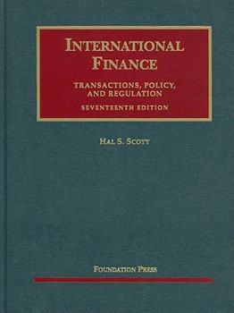 Library Binding International Finance: Transactions, Policy, and Regulation Book