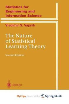 Paperback The Nature of Statistical Learning Theory Book