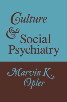 Paperback Culture & Social Psychiatry Book