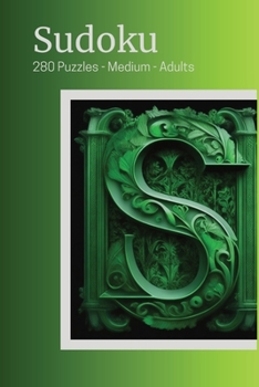 Paperback Sudoku 280 Medium Puzzles for Adults Book