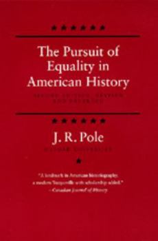 Hardcover The Pursuit of Equality in American History, Second Edition, Revised and Enlarged Book