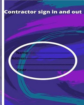 Contractor sign in and out
