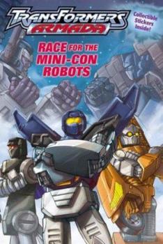 Mass Market Paperback Transformers Race for the Mini-Con Robots [With Stickers] Book