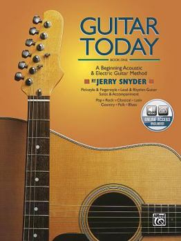 Paperback Guitar Today: Book One Book