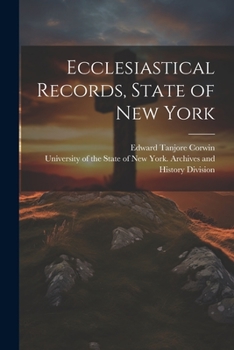 Paperback Ecclesiastical Records, State of New York Book