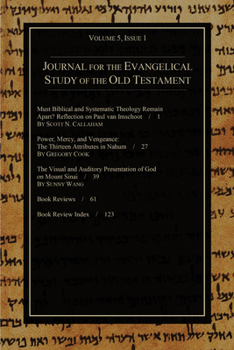 Paperback Journal for the Evangelical Study of the Old Testament, 5.1 Book