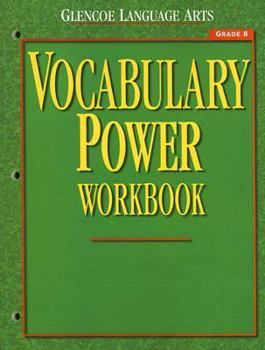 Paperback Glencoe Language Arts Vocabulary Power Workbook Grade 8 Book
