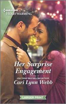 Mass Market Paperback Her Surprise Engagement: A Clean Romance [Large Print] Book