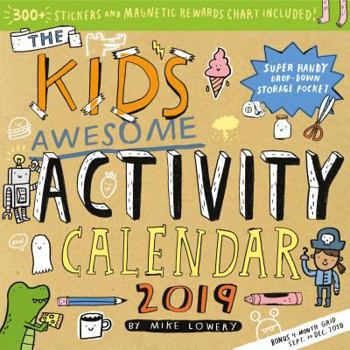 Calendar Kid's Awesome Activity Wall Calendar 2019 Book