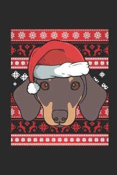 Paperback Christmas Sweater - Dachshund: Blank Lined Notebook - Journal for Ugly Christmas Gift And New Year Gift Idea Book