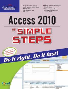 Paperback Access 2010 in Simple Steps Book