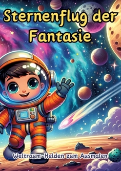 Sternenflug der Fantasie: Weltraum-Helden zum Ausmalen (German Edition)