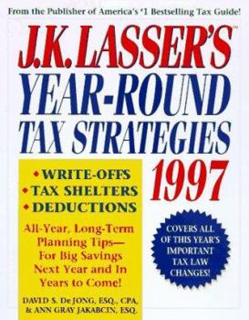 Paperback J. K. Lasser's Year-Round Tax Strategies, 1997 Book