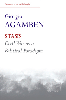 Paperback Stasis: Civil War as a Political Paradigm Book
