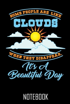Beautiful Day Clouds - Notebook – Notizbuch – 100 Seiten – 100 Pages – Journal
