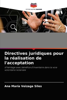 Paperback Directives juridiques pour la réalisation de l'acceptation [French] Book