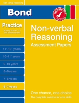 Paperback Bond Non-Verbal Reasoning Assessment Papers 6-7 Years Book