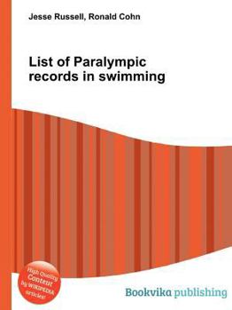 Paperback List of Paralympic Records in Swimming Book