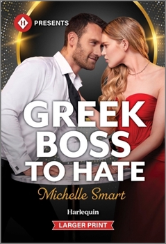 Mass Market Paperback Greek Boss to Hate [Large Print] Book
