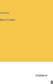 Hardcover Birds of Ceylon Book