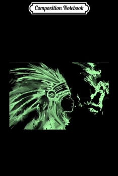 Composition Notebook: CEREMONIAL INDIAN SPIRIT SMOKE POW WOW  Journal/Notebook Blank Lined Ruled 6x9 100 Pages