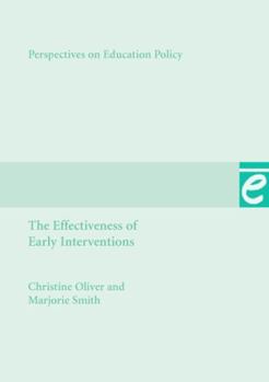 Paperback Effectiveness of Early Interventions Book