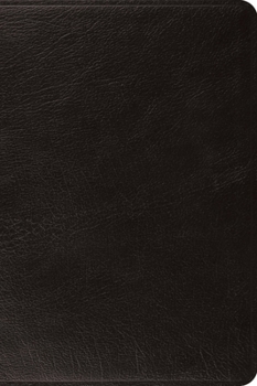 Leather Bound ESV Large Print Bible (Top Grain Leather, Black) Book
