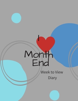 Paperback I Month End Week to view Diary: NO DATES (insert yourself) - Weekly Layout - for me -Put in your own day month year -Resuse Plan Event Book