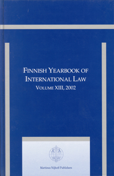 Hardcover Finnish Yearbook of International Law, Volume 13 (2002) Book