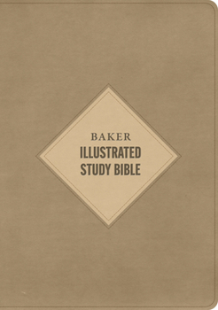 Imitation Leather CSB Baker Illustrated Study Bible, Khaki Leathertouch Book