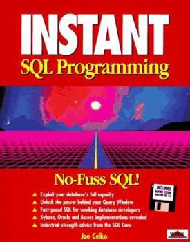 Paperback Instant SQL Programming Book