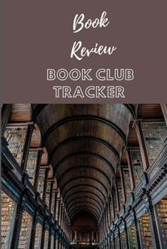 Paperback Book Review: Book Club Tracker Book