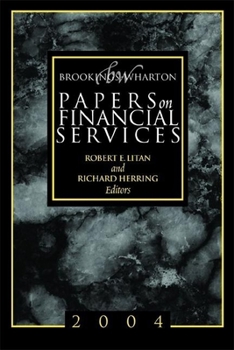 Paperback Brookings-Wharton Papers on Financial Services Book
