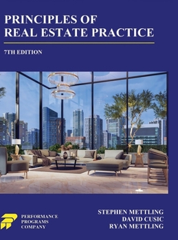 Hardcover Principles of Real Estate Practice: 7th Edition Book