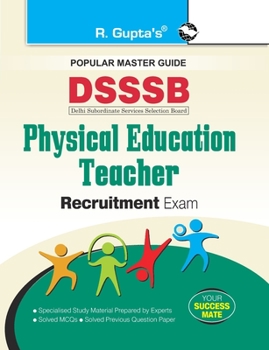 Paperback Dsssb: Physical Education Teacher Recruitment Exam Guide Book