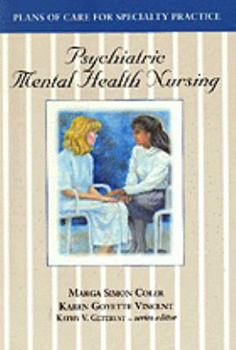 Paperback Psychiatric Mental Health Nursing (Plans of Care for Specialty Practice) Book