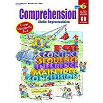 Paperback Comprehension Skills: Reproducible Grade 6 Book