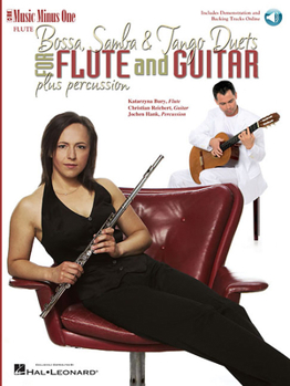 Paperback Bossa, Samba and Tango Duets for Flute & Guitar Book/Online Audio Book