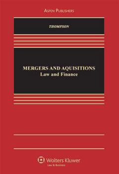 Hardcover Mergers and Acquisitions: Law and Finance Book