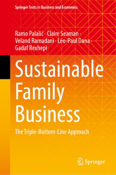 Hardcover Sustainable Family Business: The Triple-Bottom-Line Approach Book