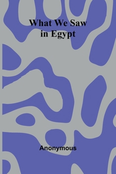 Paperback What We Saw In Egypt Book