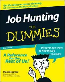Paperback Job Hunting for Dummies. Book