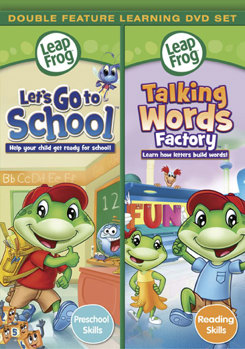 DVD Leapfrog: Let's Go To School / Talking Words Factory Book