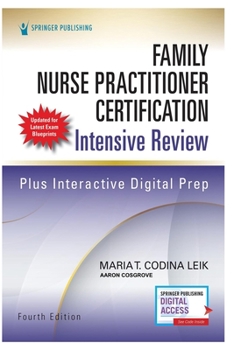 Paperback Family Nurse Practitioner Certification Intensive Review Book