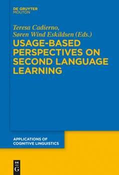 Hardcover Usage-Based Perspectives on Second Language Learning Book