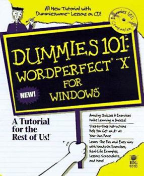 Paperback Dummies 101: WordPerfect 8 for Windows [With *] Book