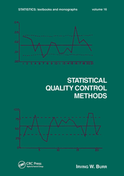 Paperback Statistical Quality Control Methods Book